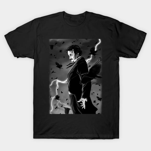 POE-RAVEN HOARDE T-Shirt by STARRJAM1969